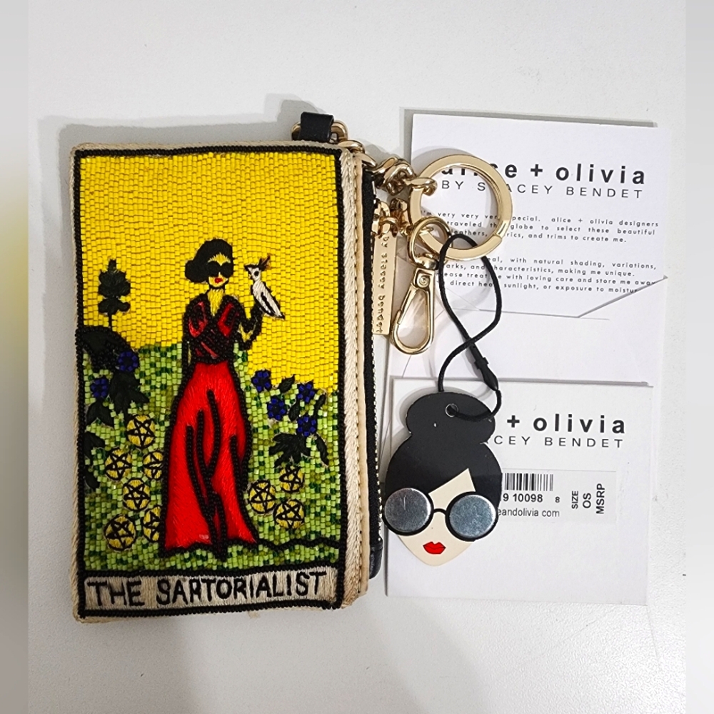 Alice + Olivia Coin Case Keychain